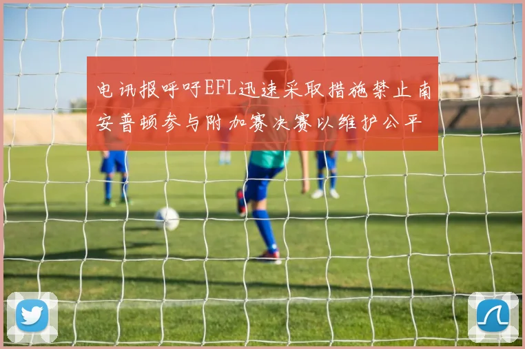 电讯报呼吁EFL迅速采取措施禁止南安普顿参与附加赛决赛以维护公平竞争