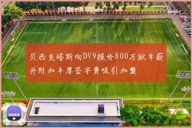 贝西克塔斯向DV9报价800万欧年薪并附加丰厚签字费吸引加盟